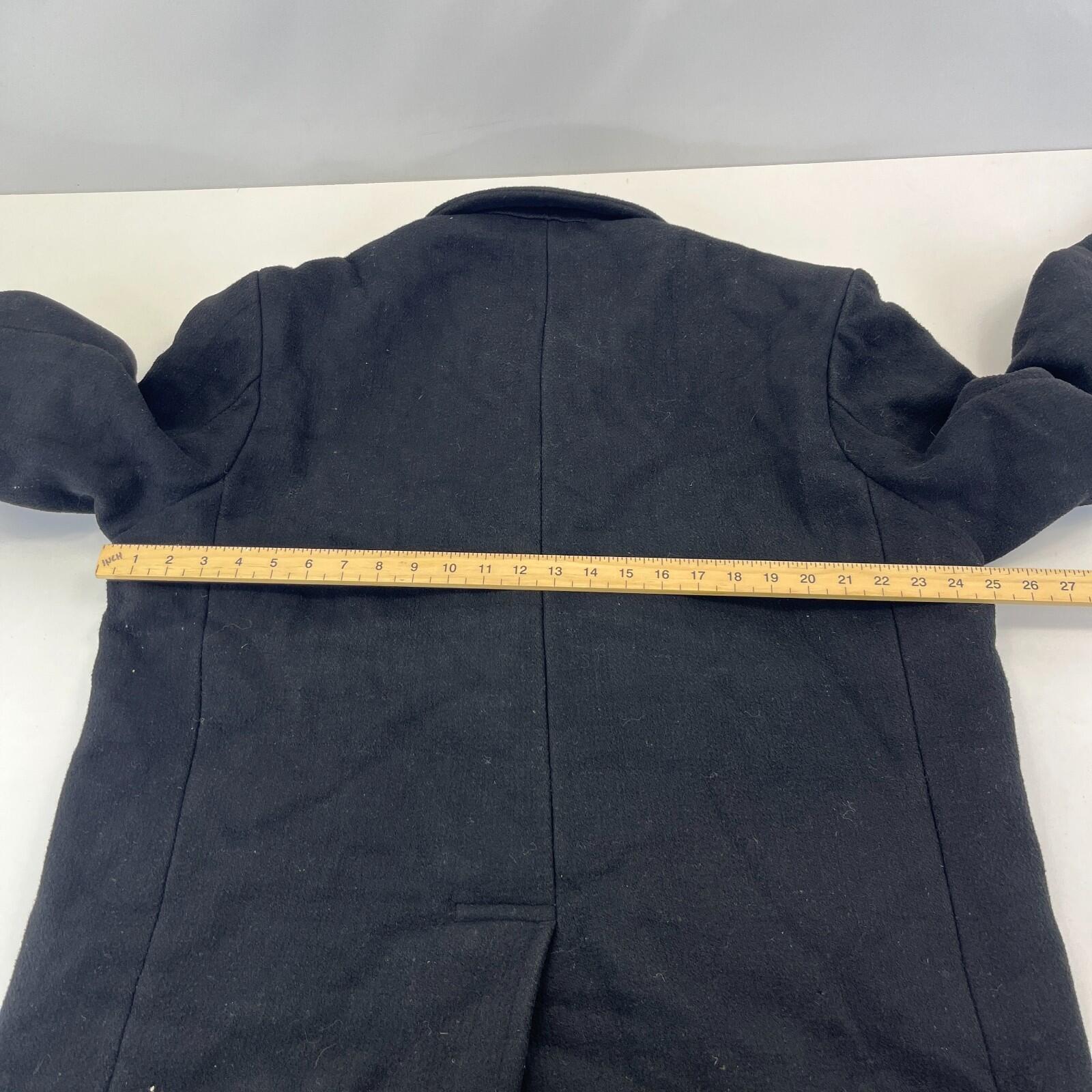 Genuine US Navy Black Wool Deck Jacket size XL Mil-Tec Formal Military
