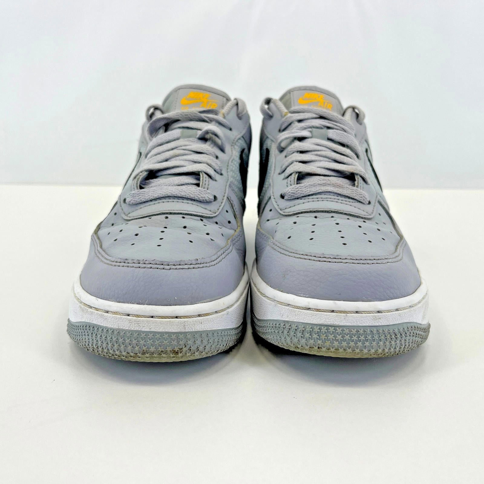 Nike Air Force 1 '07 Double Swoosh Trainers Sneakers size UK 7 Grey - FD0666-100
