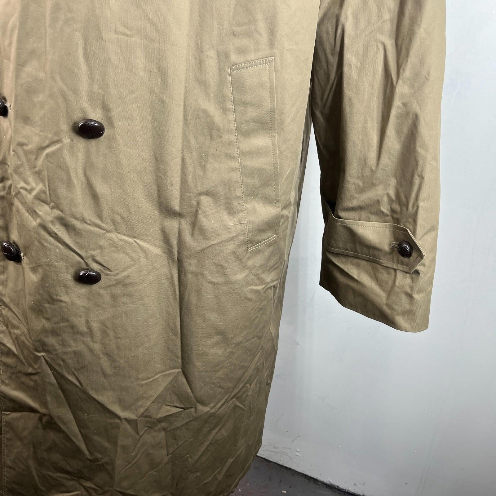 Dutch Army Military Trench Coat inc Removable Quilt Liner Khaki Green EU size 57