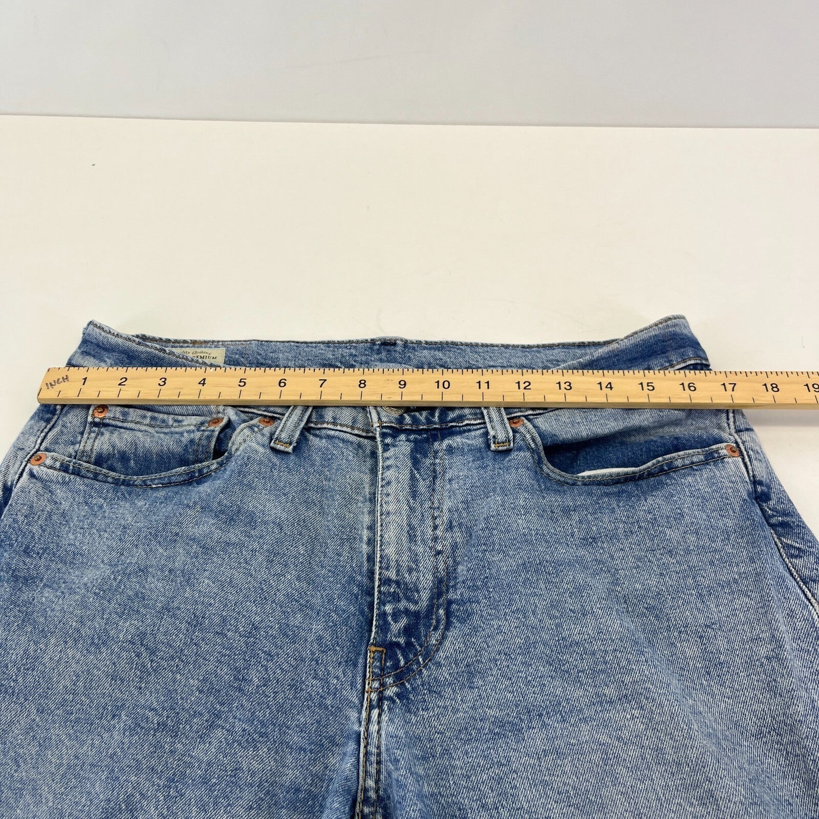 Levi Strauss 514 Jeans Blue Regular Straight Denim W32 L30 Zip Fly Men's Red Tab