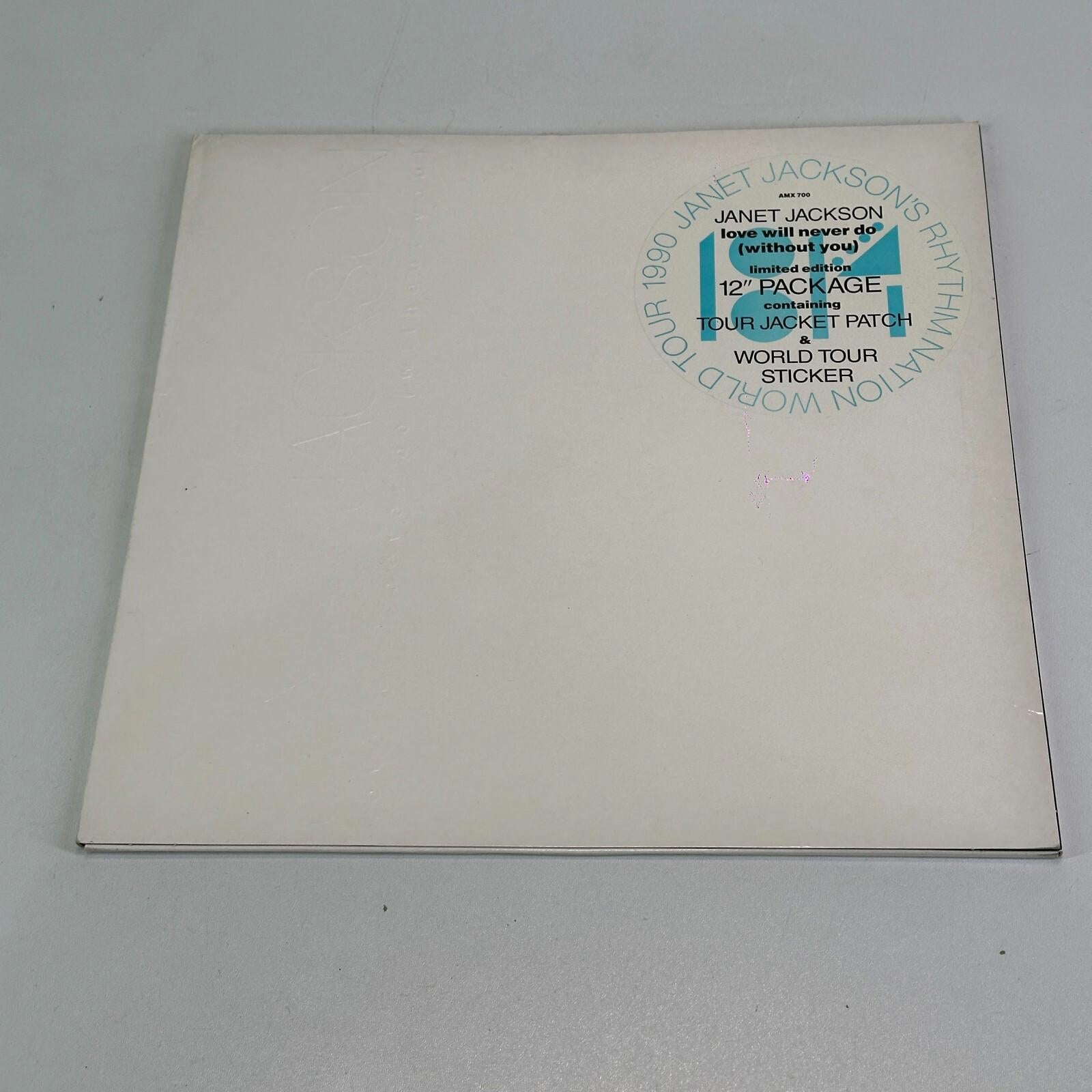 Janet Jackson 12" Vinyl Single Love Will Never Do (Without You) NM/VG