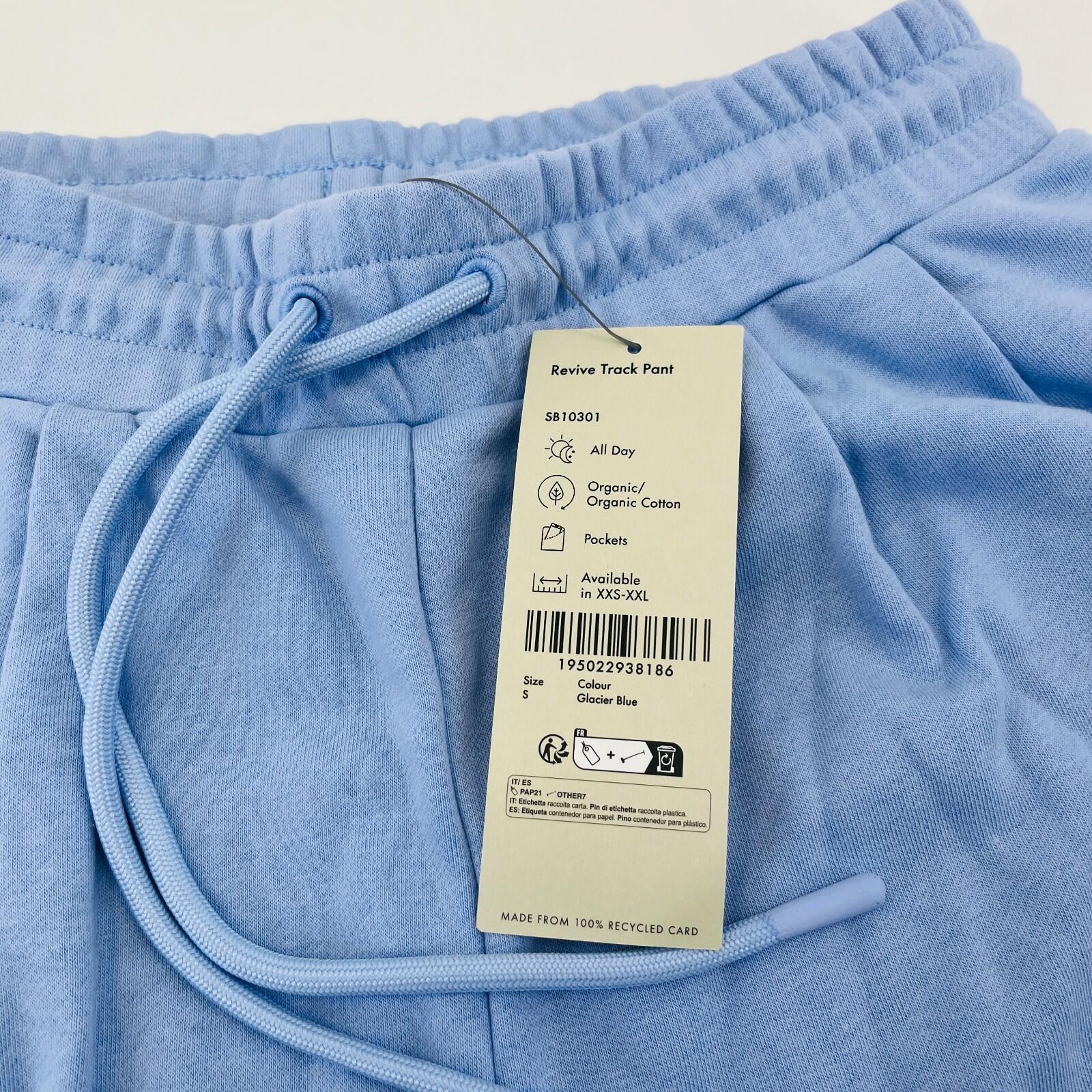 Sweaty Betty Revive Track Pant Wide Leg Joggers in Glacier Blue size Small - New