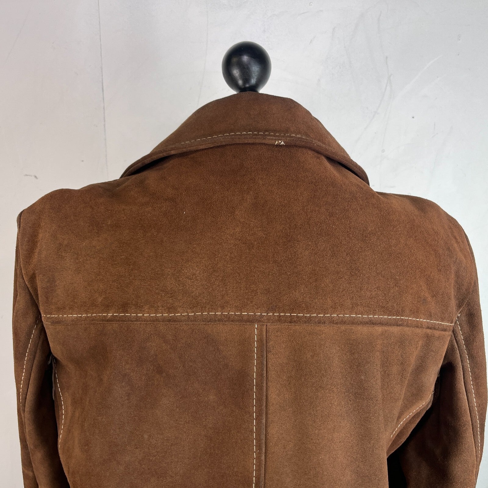 Vintage Excelled Heavy Suede Leather Rugged Wear Jacket size 44 Made in Canada