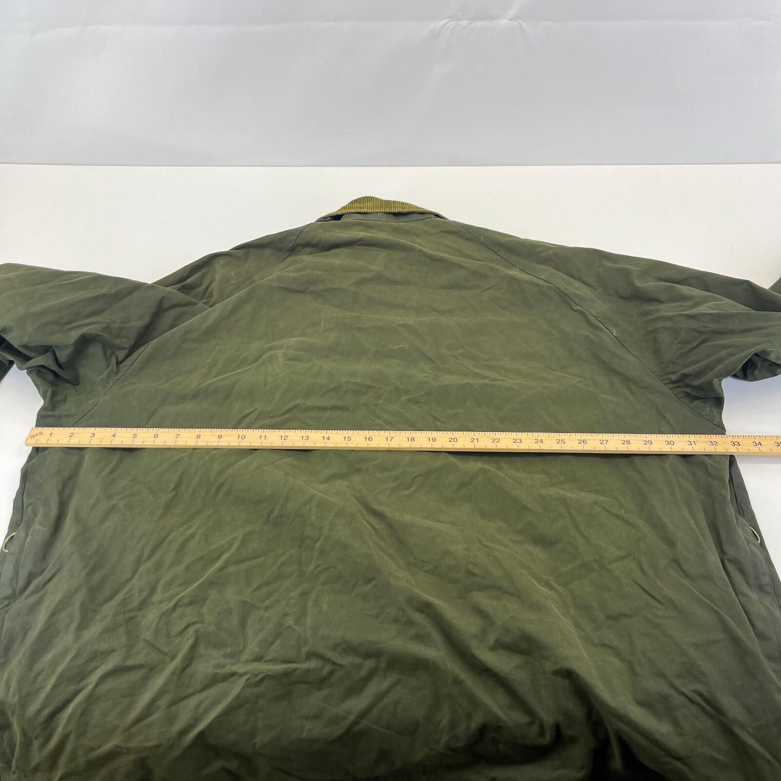 Decathlon Geologic Green Wax Jacket Size 3XL w/ Poachers Pocket Hunting Shooting