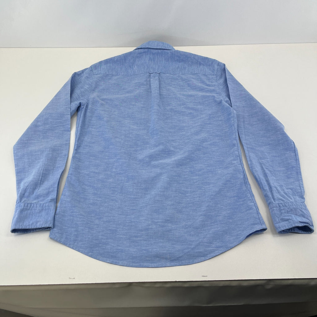 Hugo Boss Dress Shirt 100% Cotton Denim size Medium Slim Fit