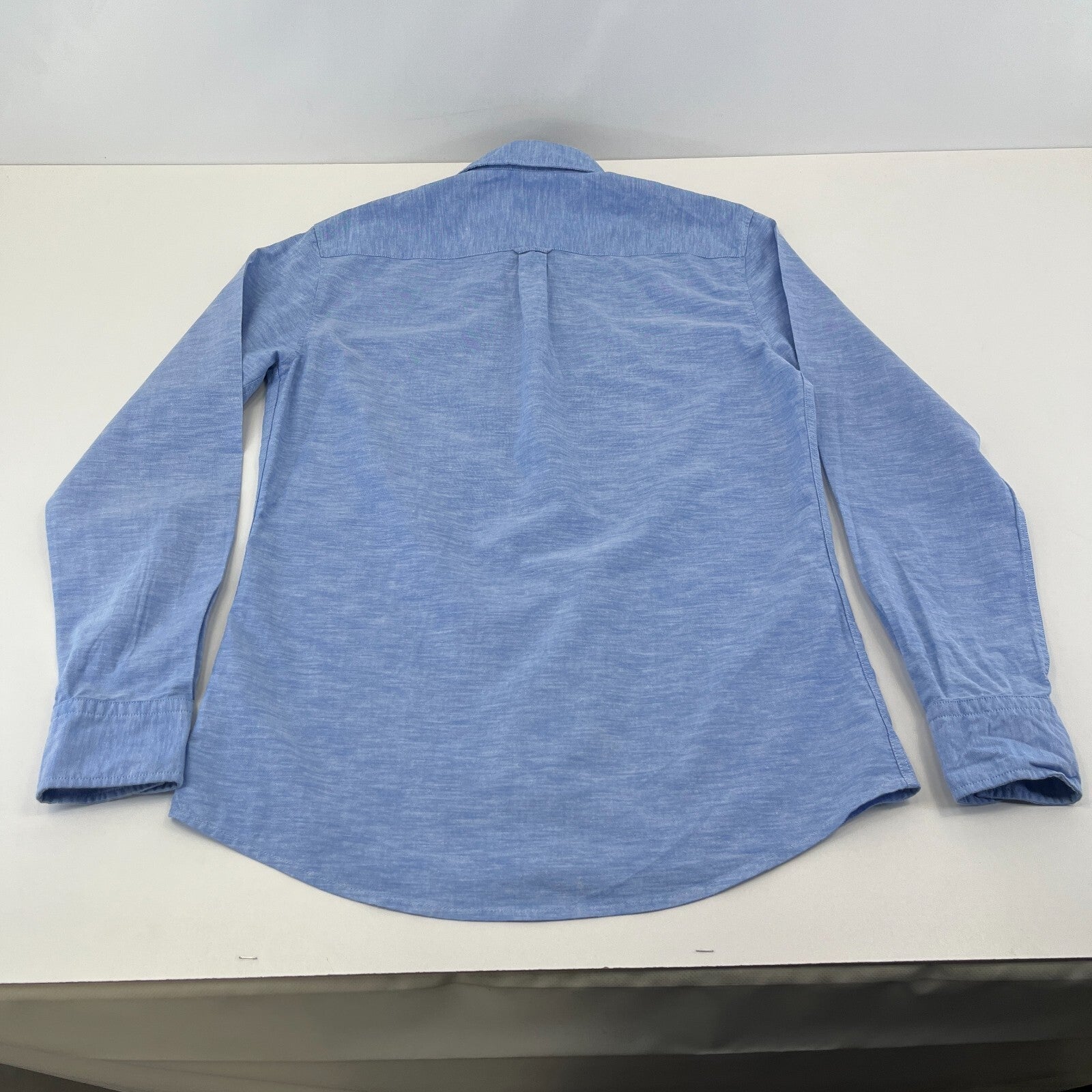 Hugo Boss Dress Shirt 100% Cotton Denim size Medium Slim Fit