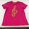 Joe Browns Pink & Yellow Crew Neck Short Sleeve T-Shirt 100% Cotton size 2XL