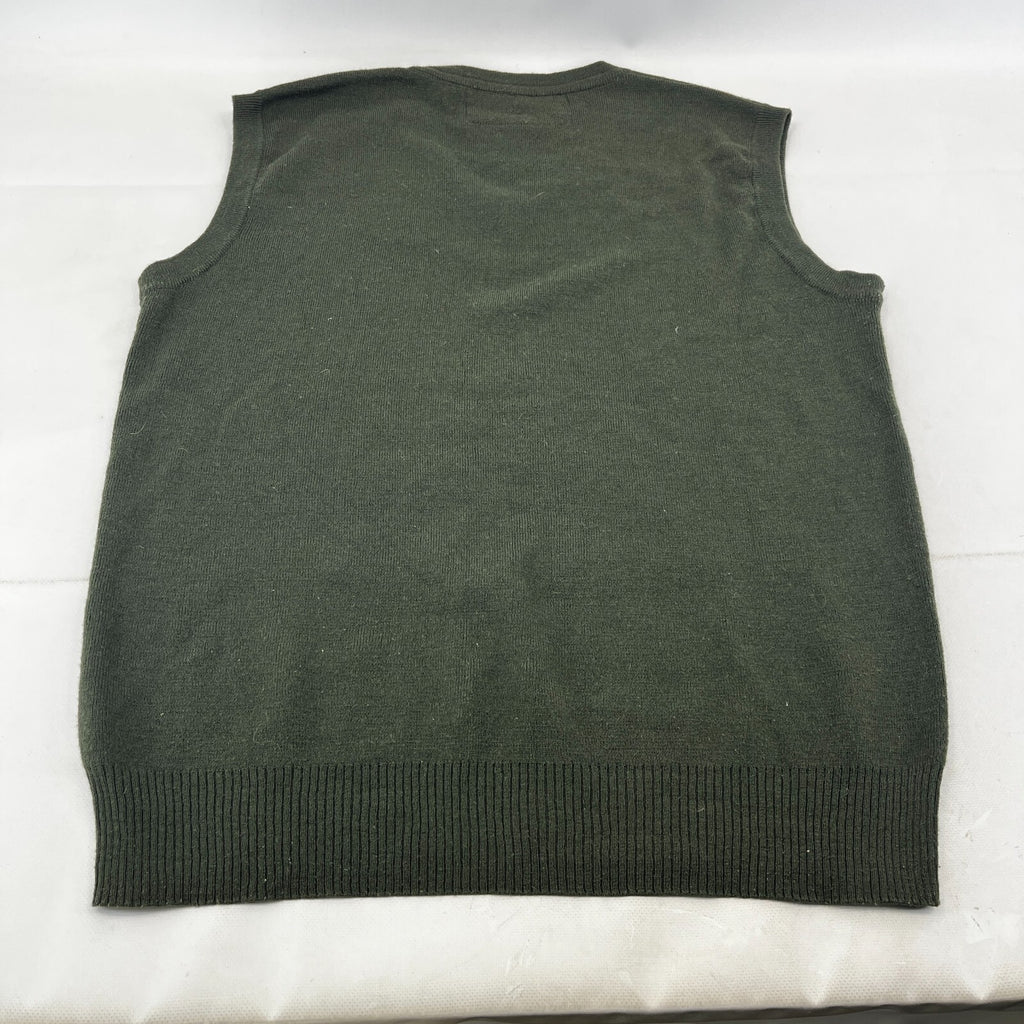 Rydale Men's Wool Blend Sleeveless Jumper Sweater Tank Top size 2XL Dark Green