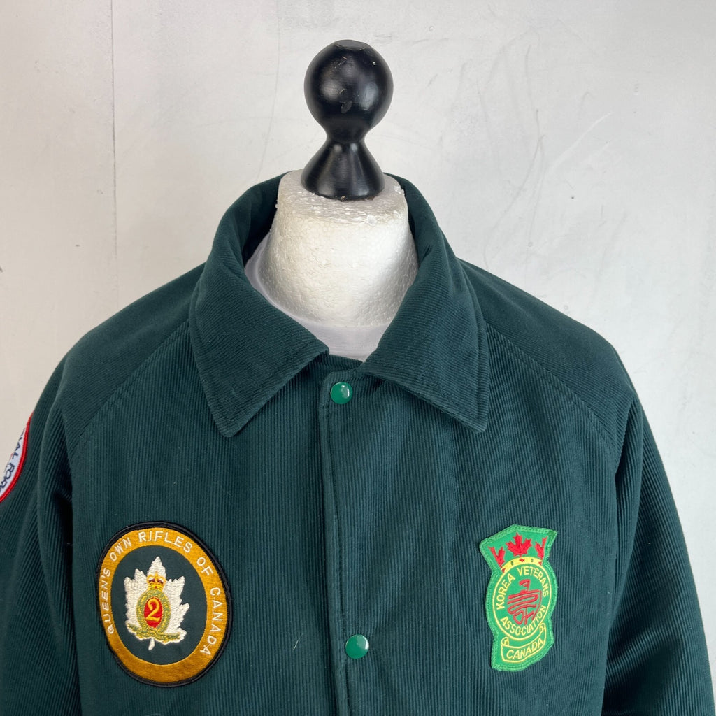 Canada Sportswear Varsity Jacket w/ Queen's Own Rifles & Korea Veteran Badge 2XL