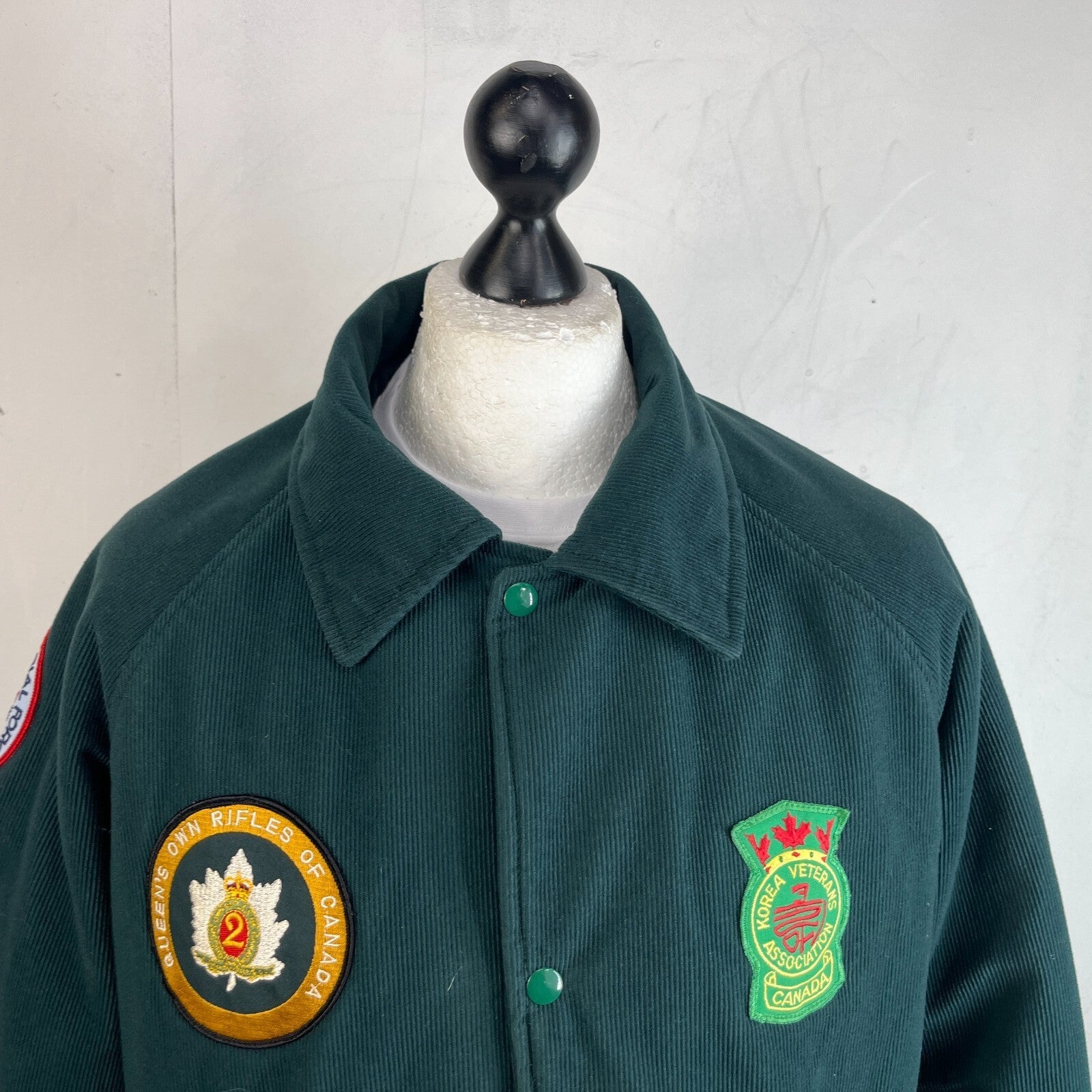Canada Sportswear Varsity Jacket w/ Queen's Own Rifles & Korea Veteran Badge 2XL