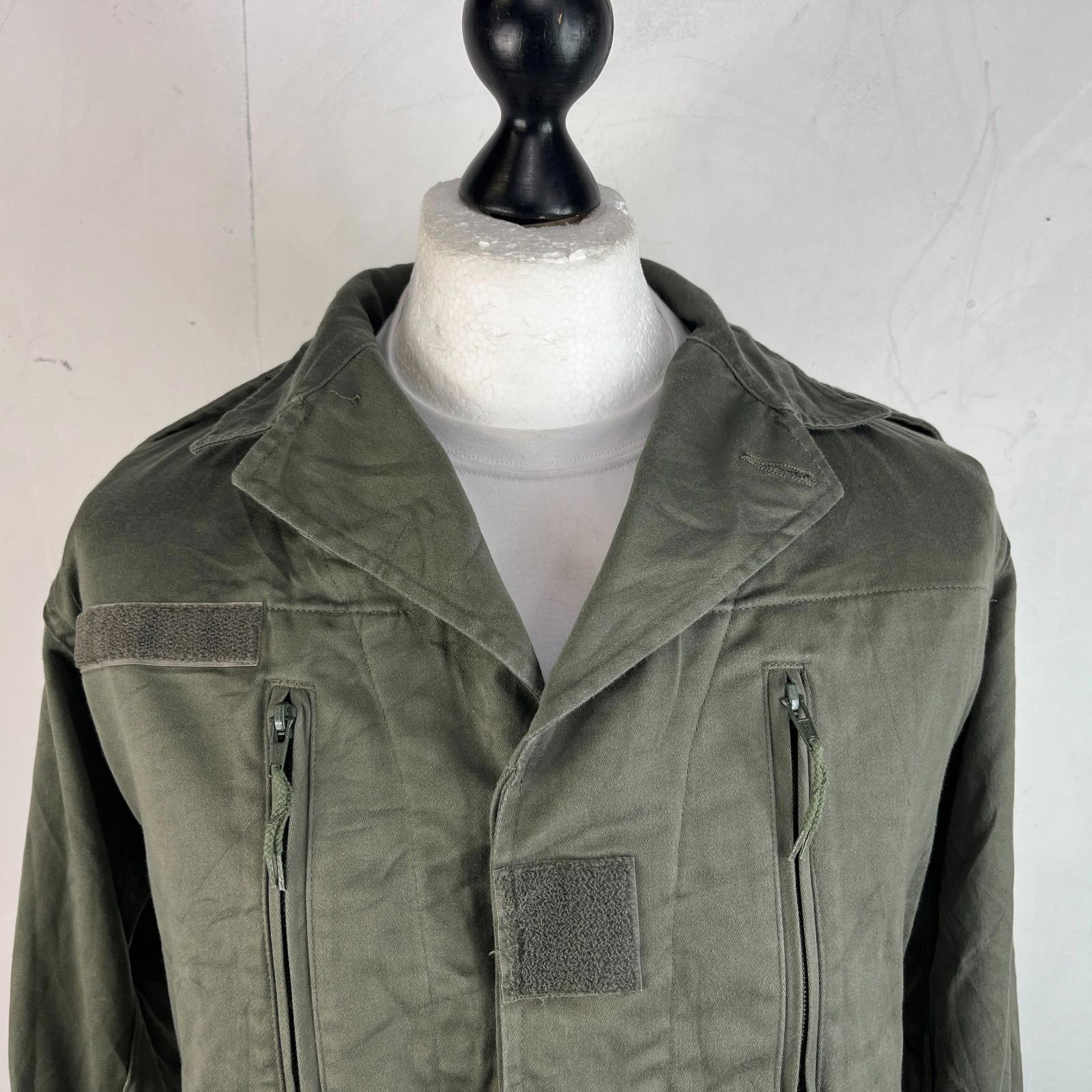 Vintage 1994 French Military Army Combat Bomber Jacket Chore OG Green size 104 M