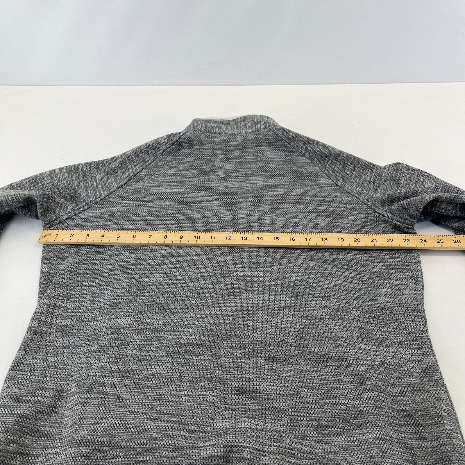 Craghoppers Womens Hybrid Fleece Jacket Grey Padded Quilted Size UK 18 - EU 44