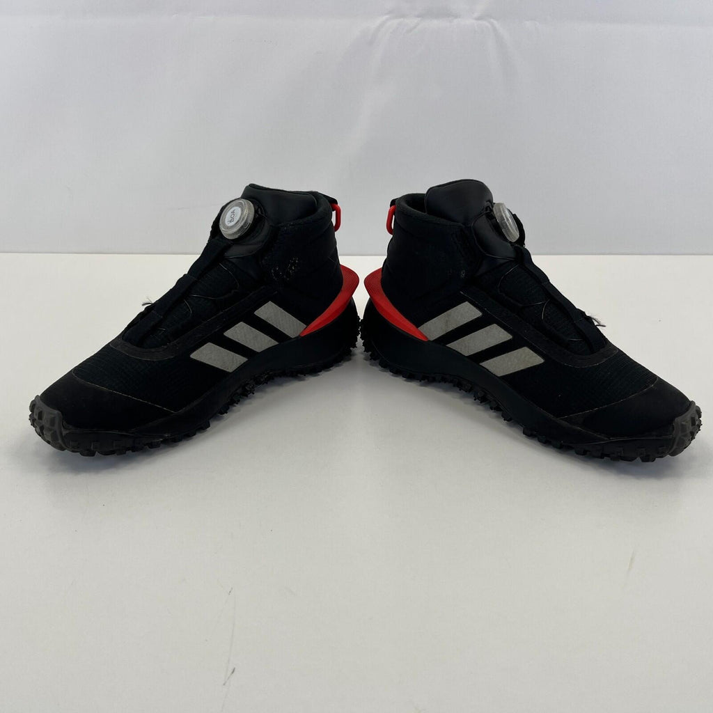 Adidas Fortatrail BOA High Top Trainers in Black & Red UK size 5 / EU 38