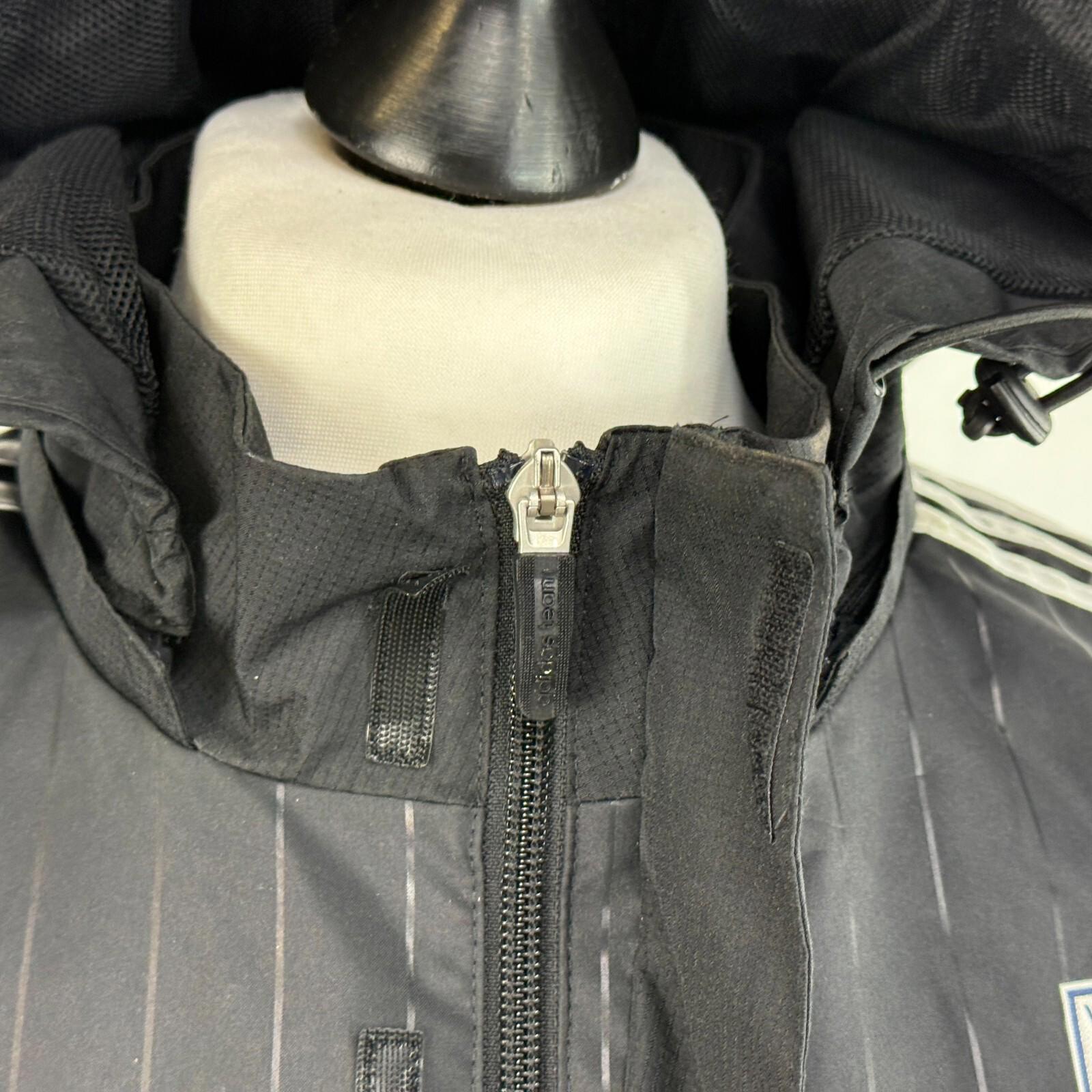 Adidas West Bromwich Albion WBA Jacket size M Black Hooded Training Windbreaker