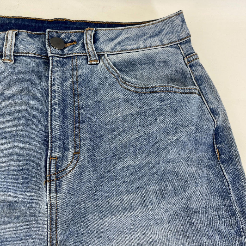 George Mid Blue Denim Jeans UK size 12 Taper Body Sculpt Stretch - NWOT