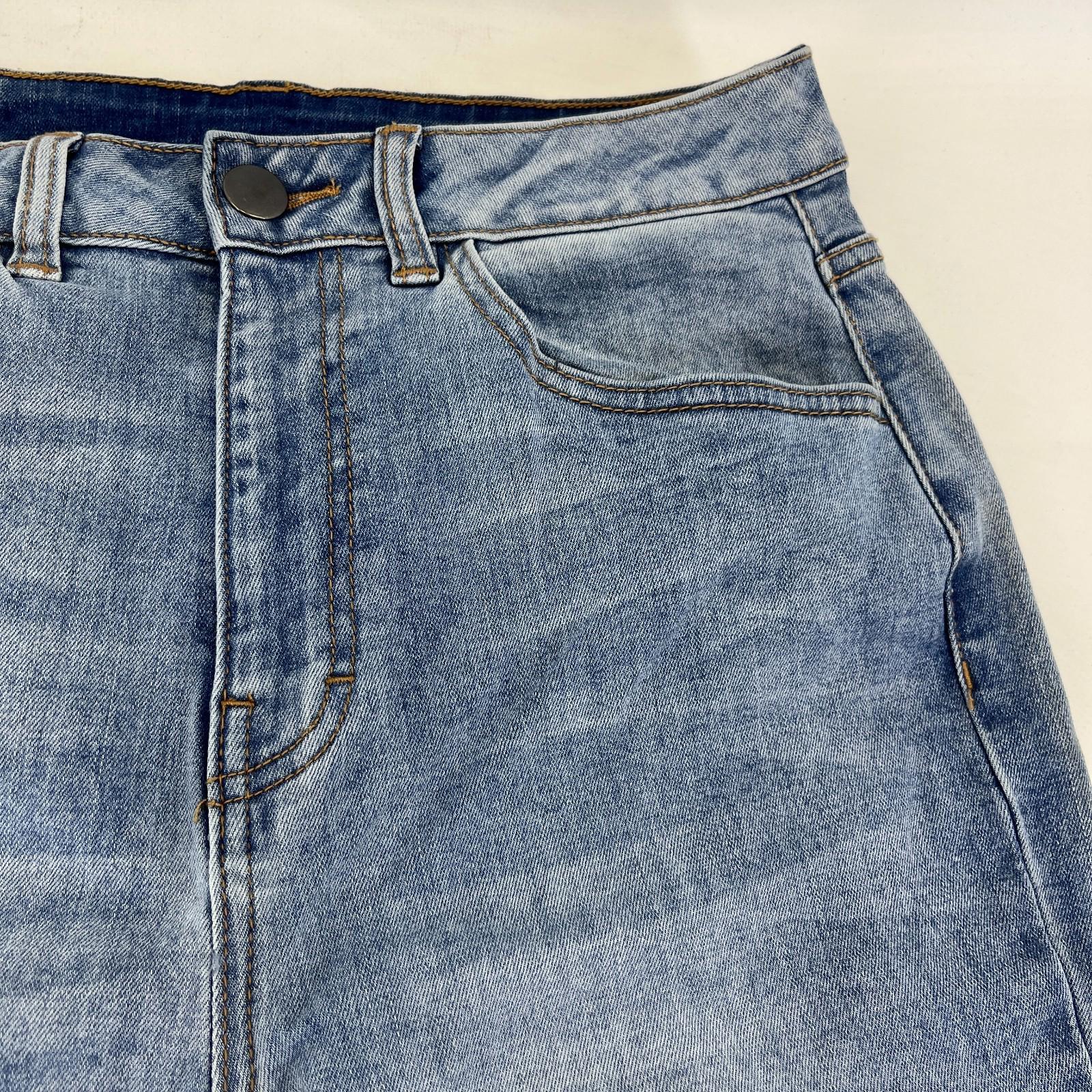 George Mid Blue Denim Jeans UK size 12 Taper Body Sculpt Stretch - NWOT
