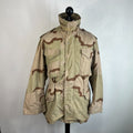 US Army Surplus Issue DCU Desert Camo Tri Colour M65 Cold Weather Jacket Medium-Regular