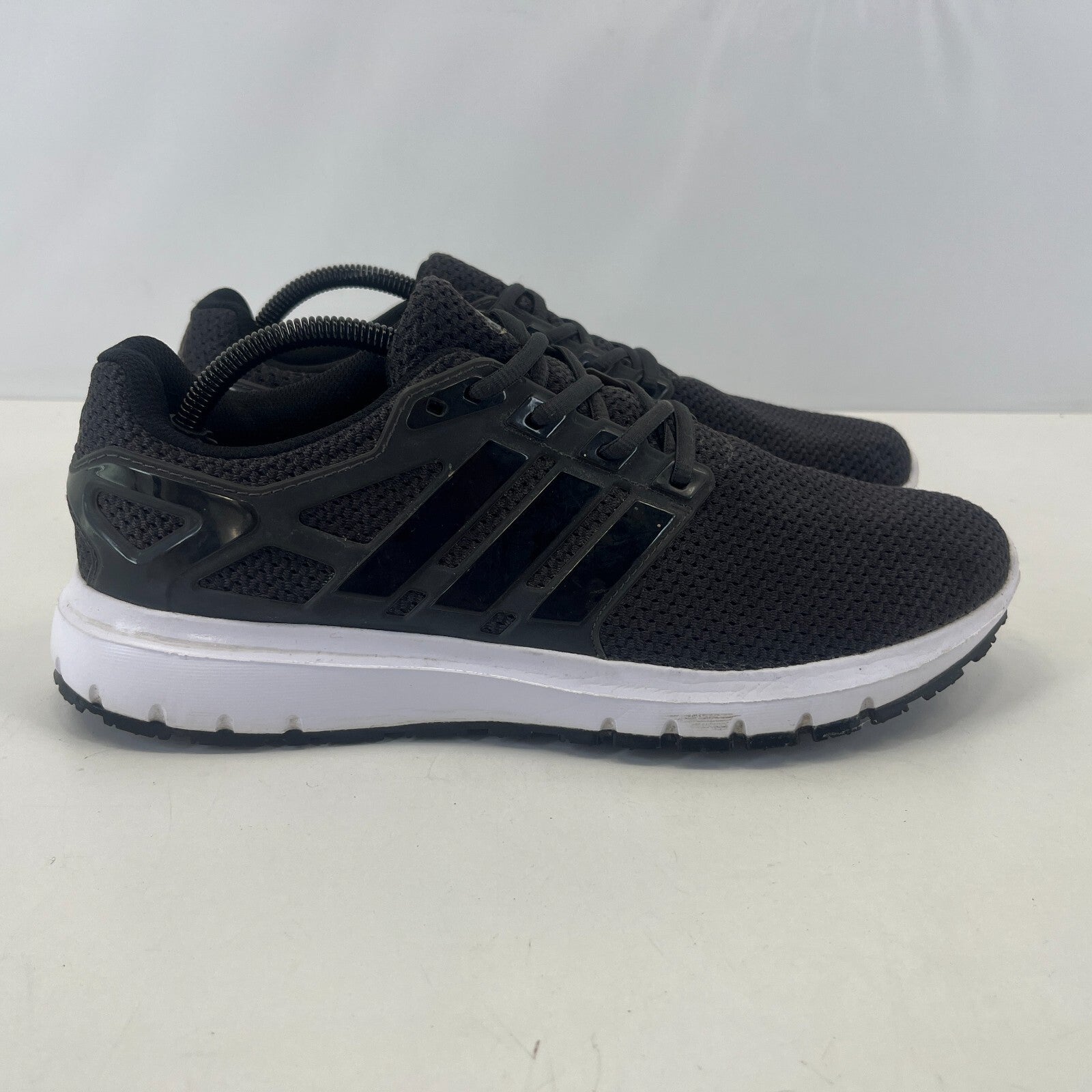 Adidas Energy Cloud Running Trainers Shoes Charcoal Black size UK 10 - EU 44 2/3