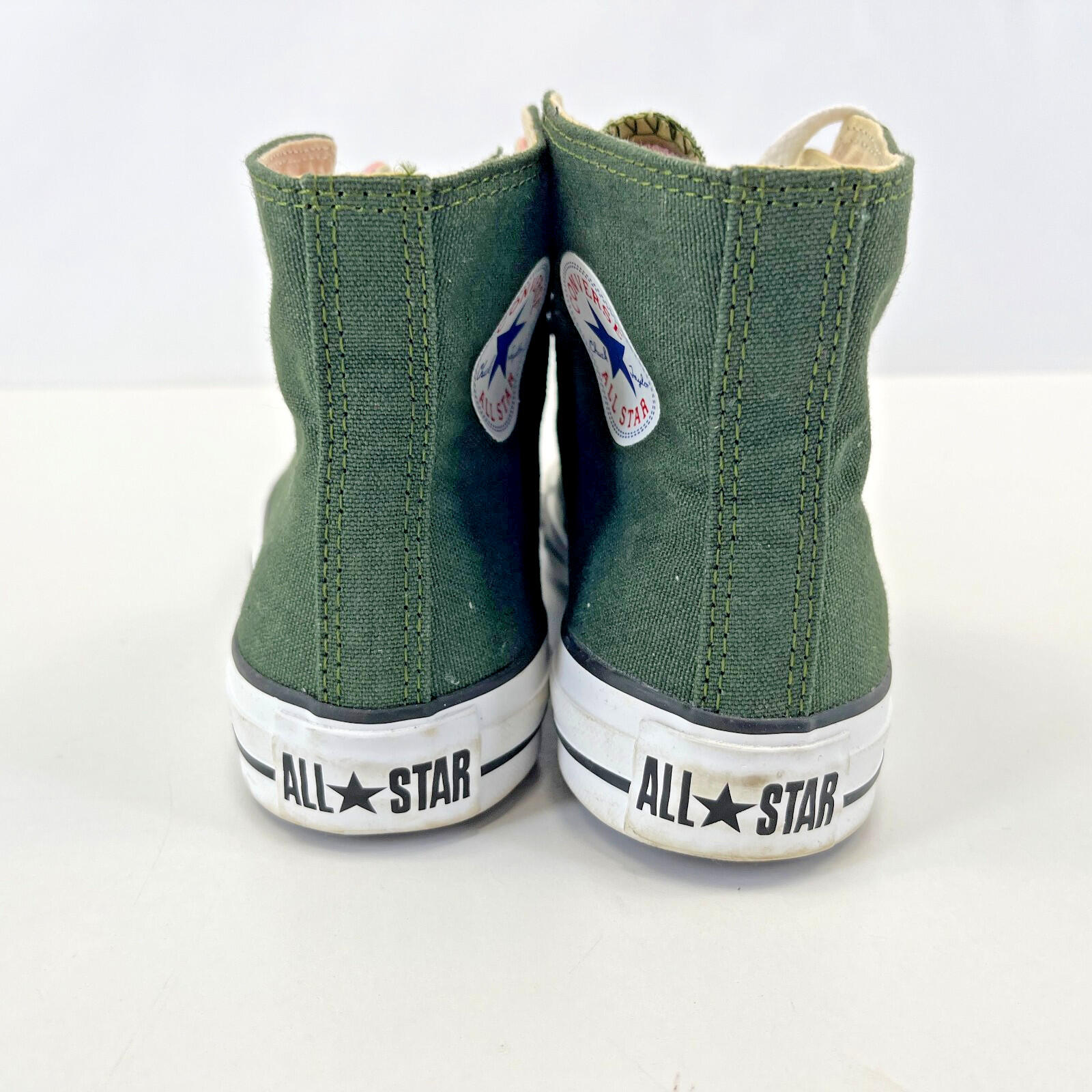 Converse All Star Chuck Taylor Double Layer Trainers Forest Green/Pink UK size 4