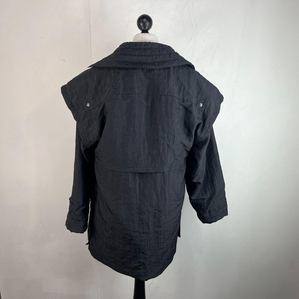 Genuine Macintosh Women's Insulated Mac Rain Trench Coat in Black UK size 12