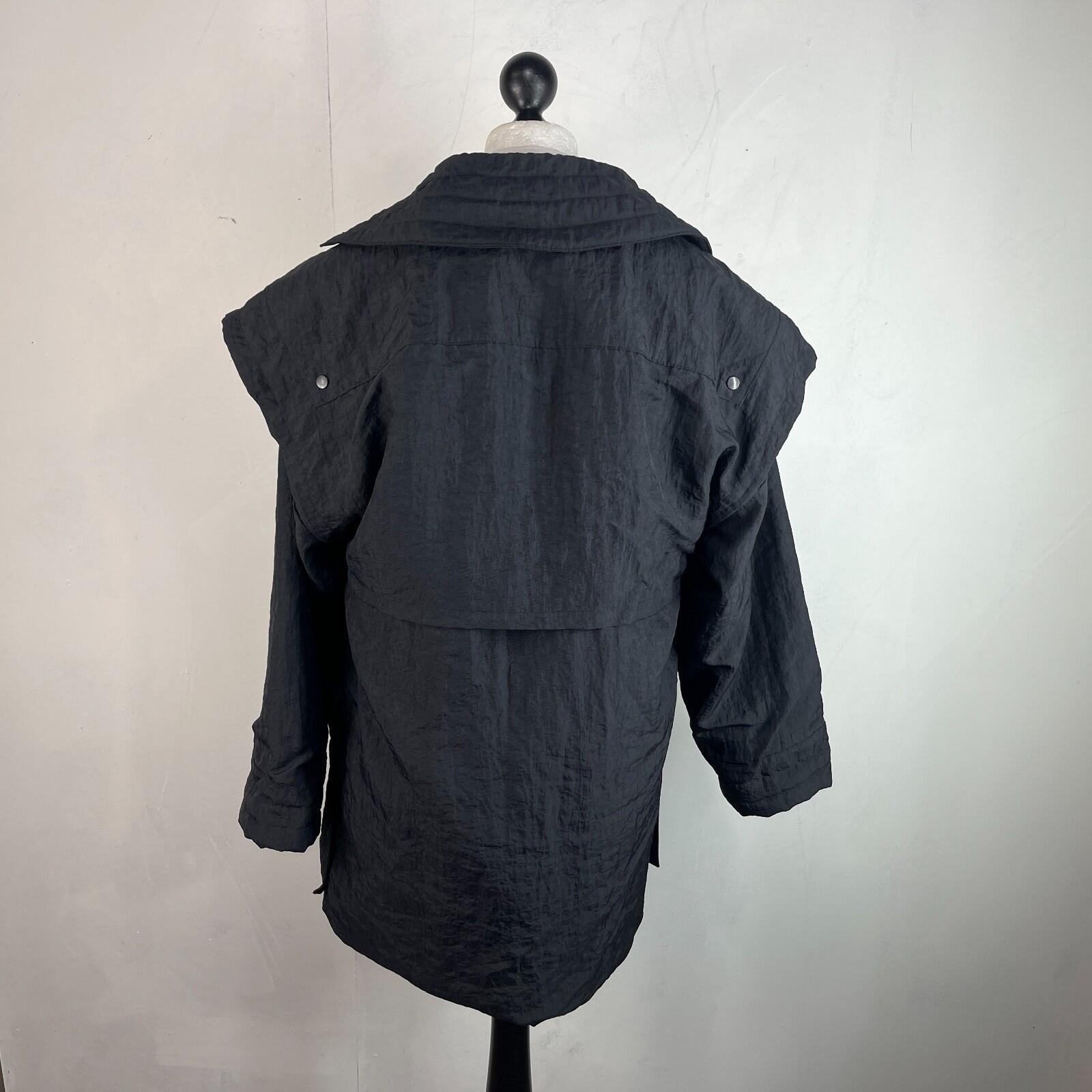 Genuine Macintosh Women's Insulated Mac Rain Trench Coat in Black UK size 12