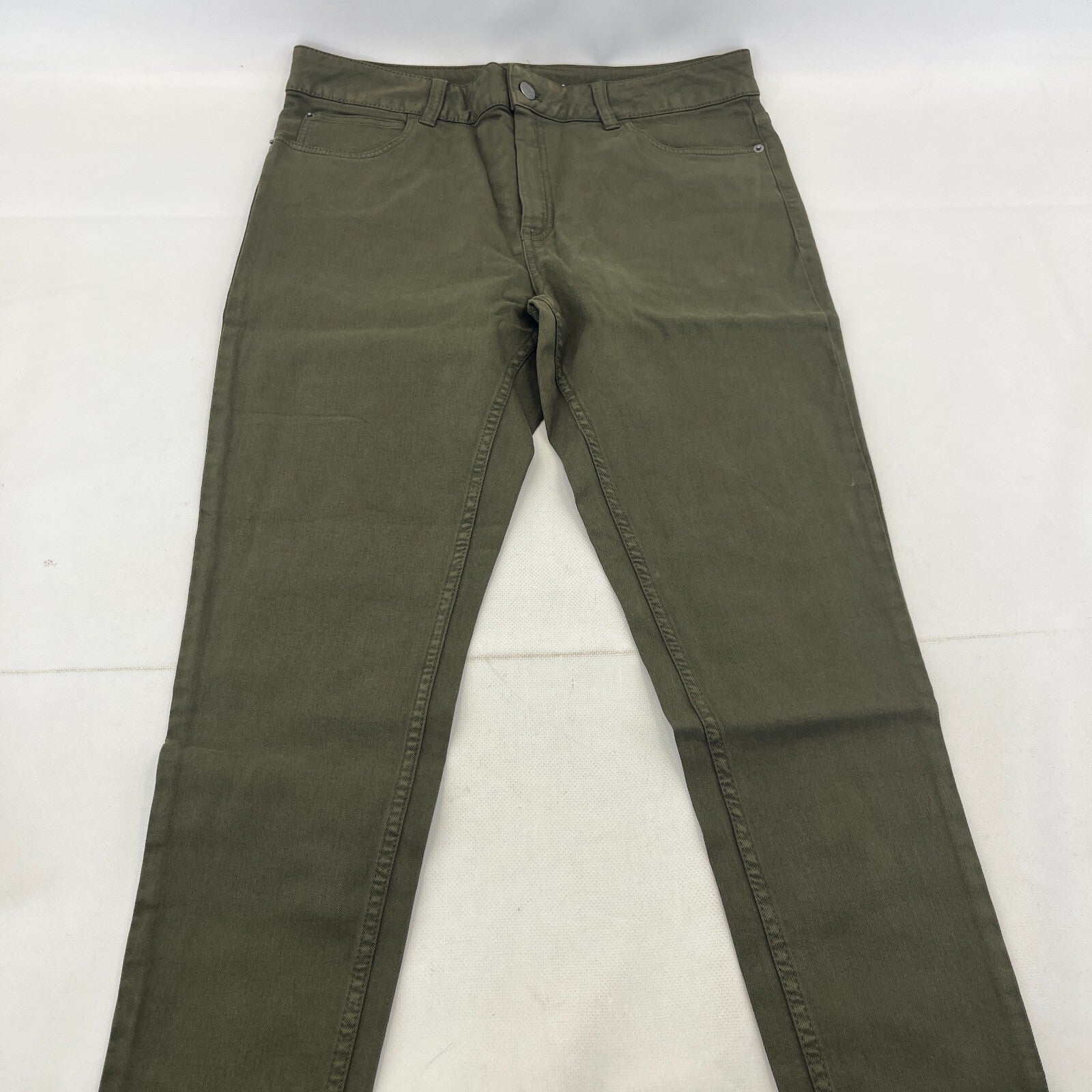 Marks & Spencer Khaki Green Super Skinny Jeans UK size 14S - NWOT