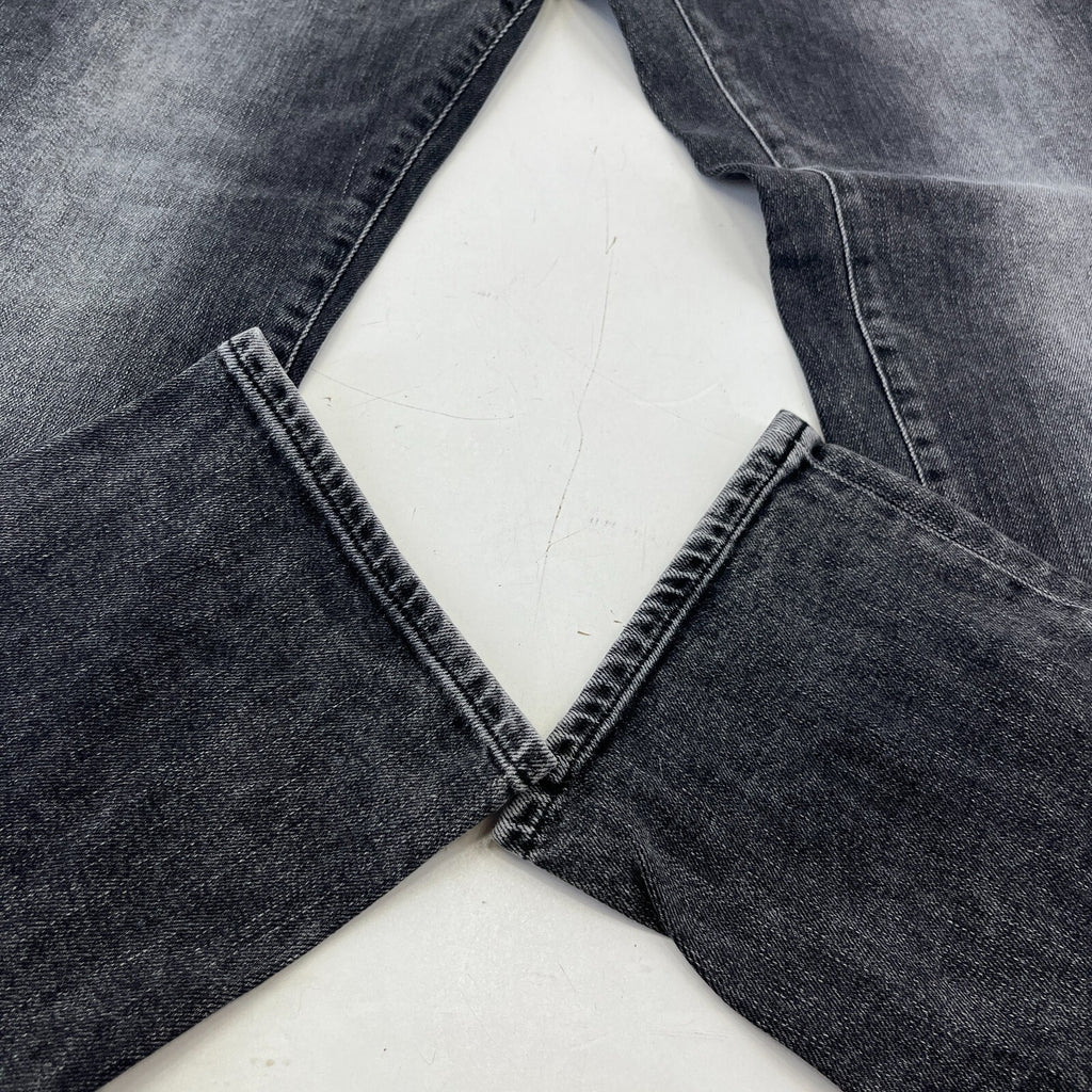 Mens SuperDry 04 Daman Straight Stretch Black Jeans W31" L31"