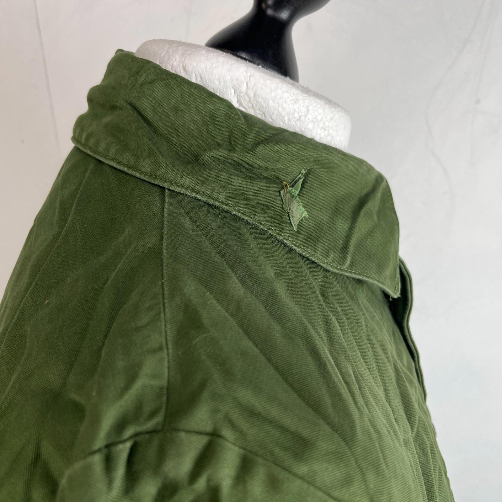 Swedish Army Issue Combat Jacket OG Green Fatigue Coat size C46