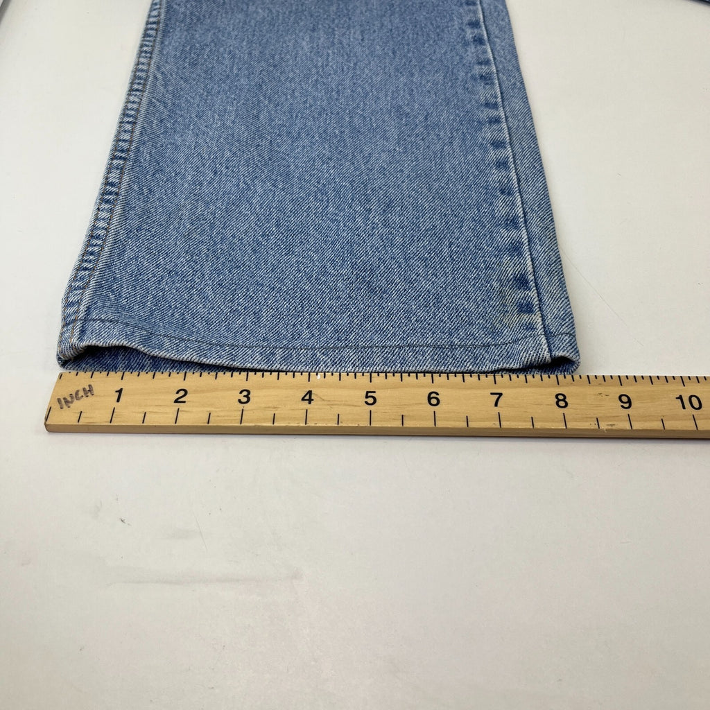 Wrangler Men's Blue Regular Fit Straight Leg Denim Jeans W40" L29"