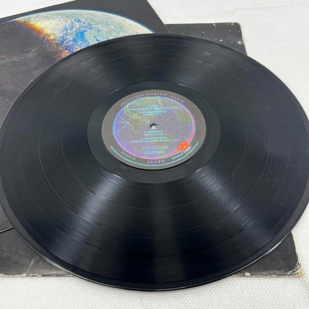 Jefferson Starship - Earth - Vinyl LP + Inner - VG+/VG