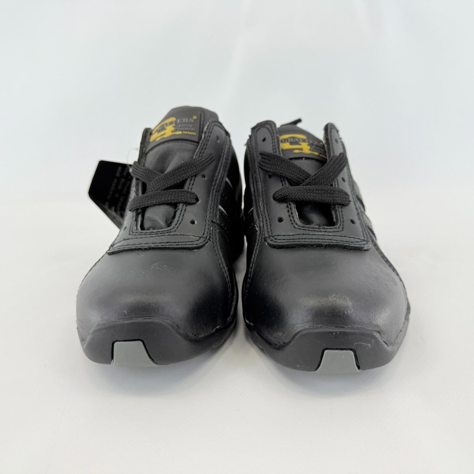 Grafters Leather Ankle Safety Boots Steel Toe Cap Lace Up Work Trainer UK size 3