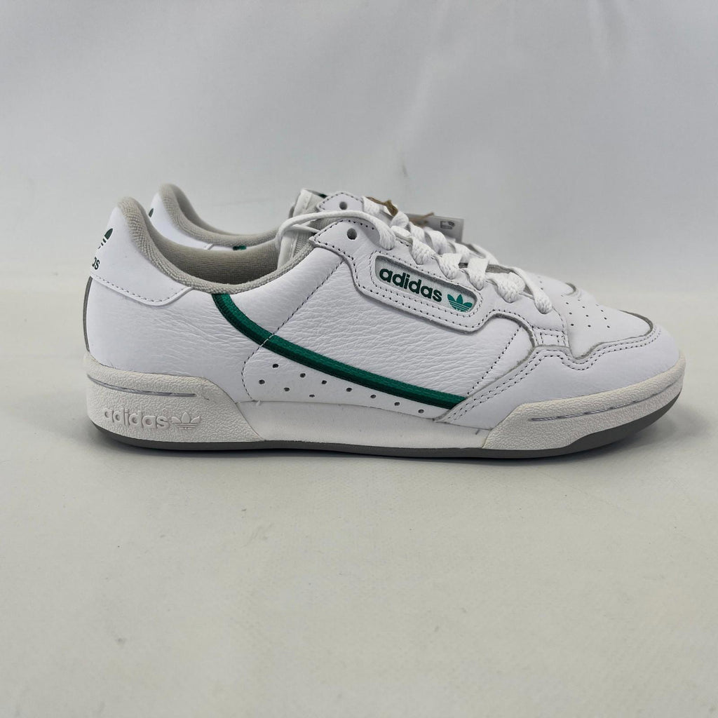 Adidas Originals Continental 80 White Green Adult Trainers Size UK 6