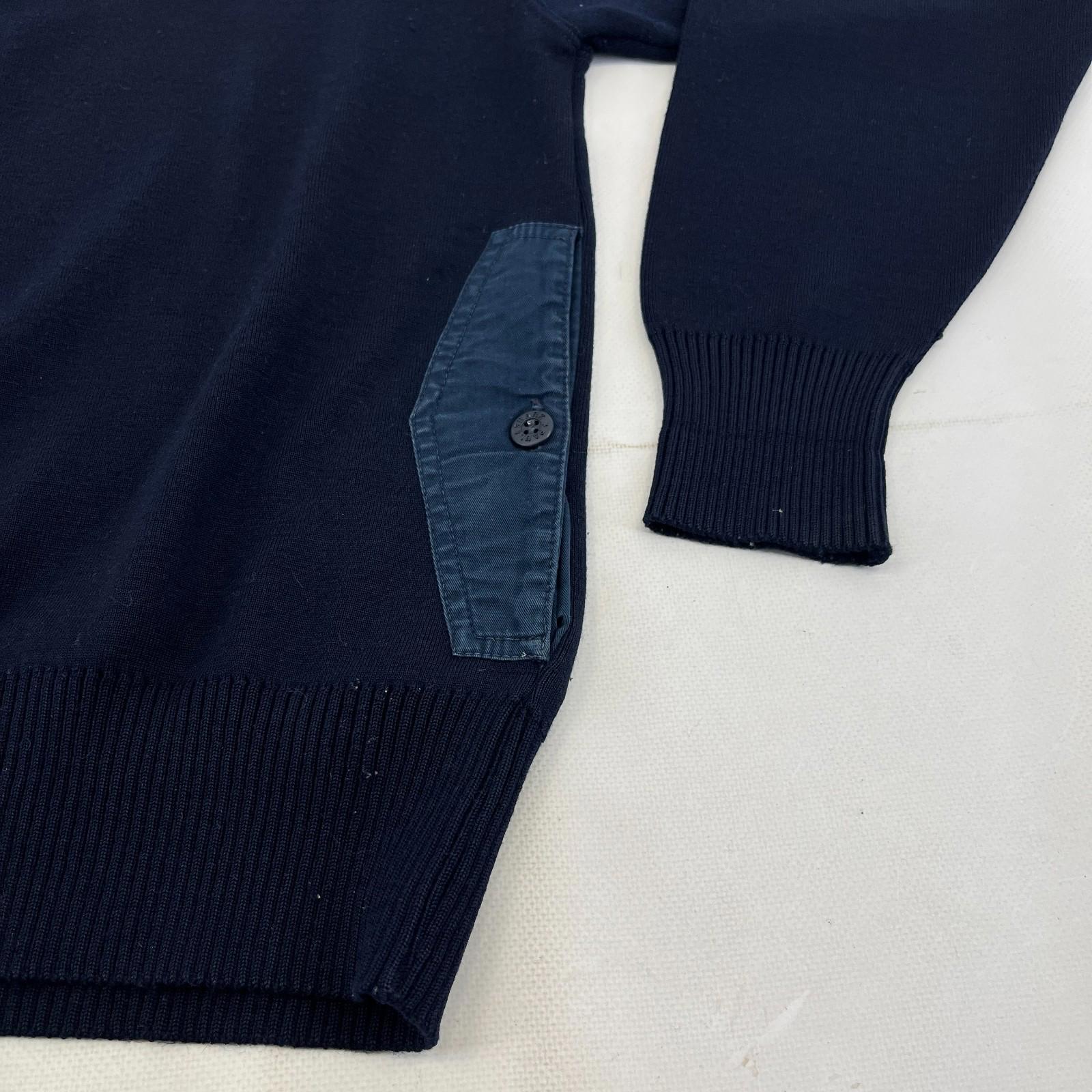 Paul & Shark Cotton Blend Jumper Men's size M in Navy Blue