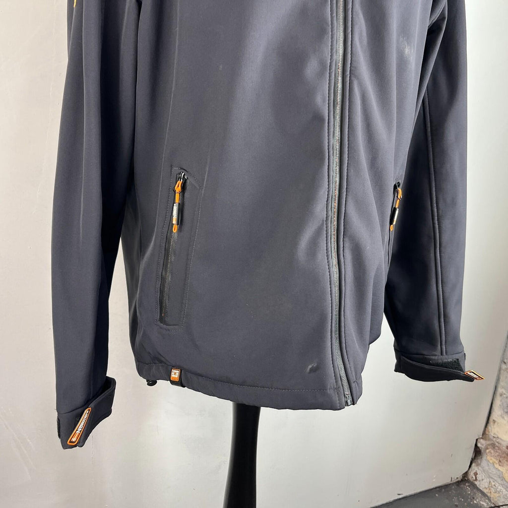 Geographical Norway Men's Softshell Jacket in Black UK size 2XL