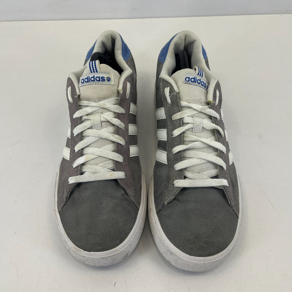 Adidas Neo Suede Leather Trainers in Grey Blue 2015 size UK 12 EU 47 1/3