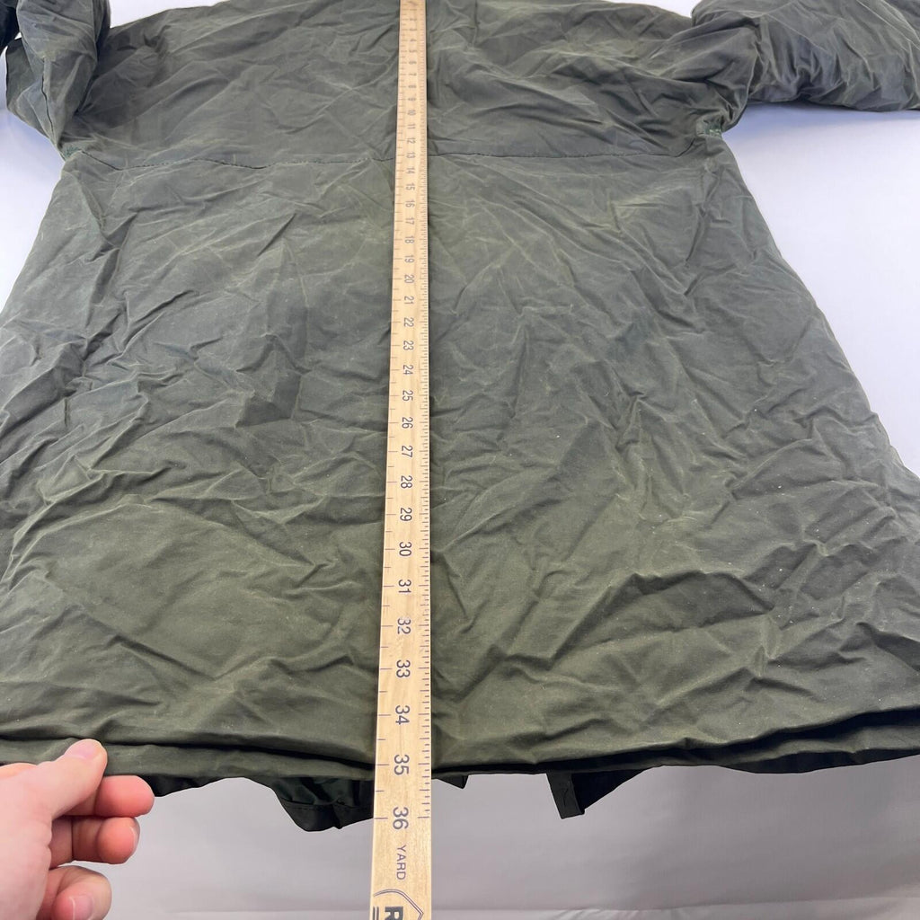 Black Star Men's Insulated Wax Jacket in Green size XL Utility Retro Waxed Coat