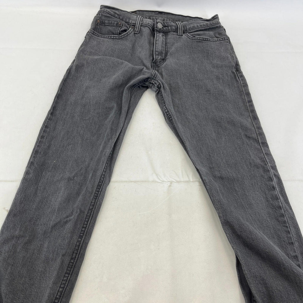 Levis 512 Mens Jeans Black W30" L30" Slim Fit Tapered Stretch Denim