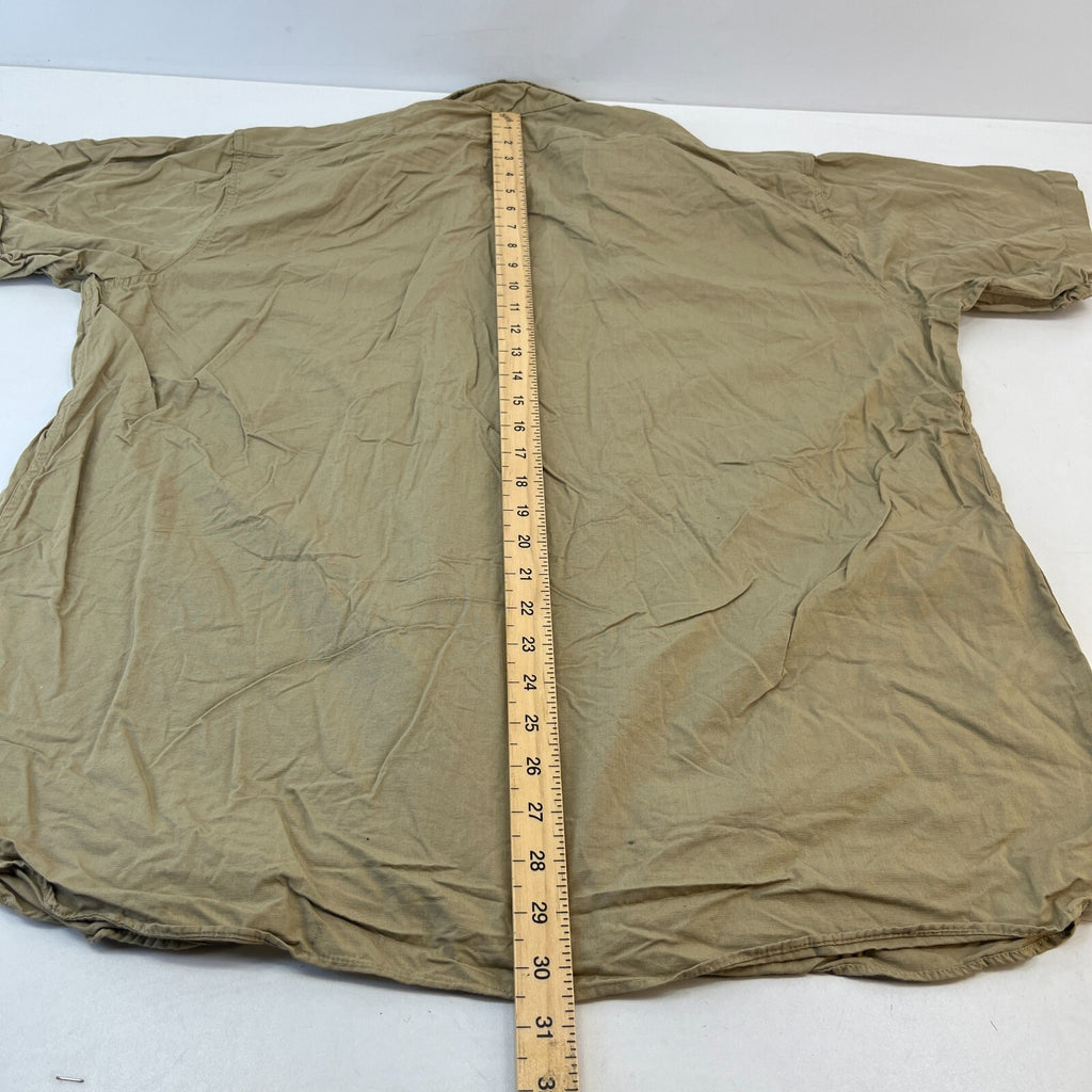 Vintage Elbeco US Marines USMC Workwear Twill Shirt Short Sleeve Military XL