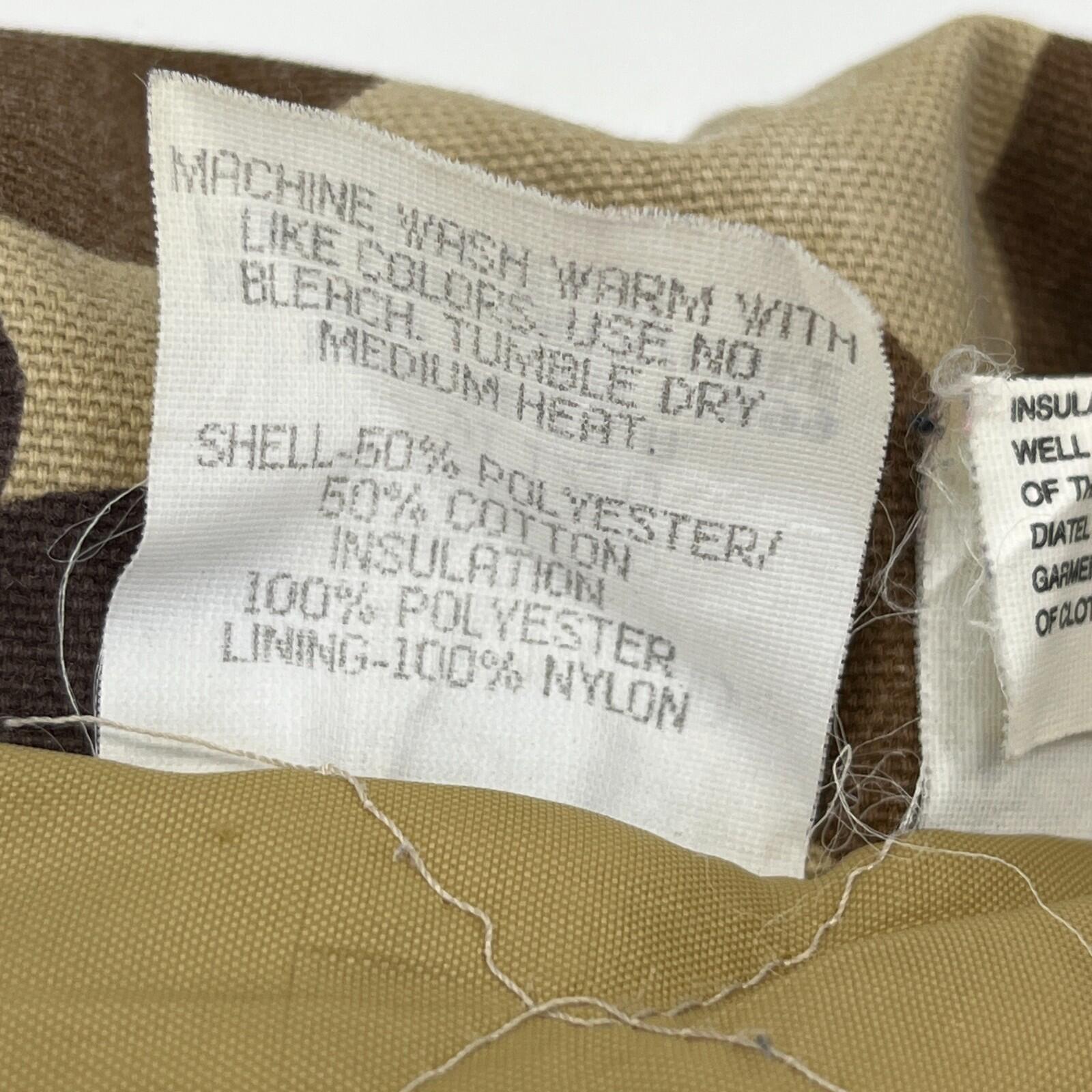 Walls Kids Quilted Overalls US Youth size 12 Brown Beige Camo
