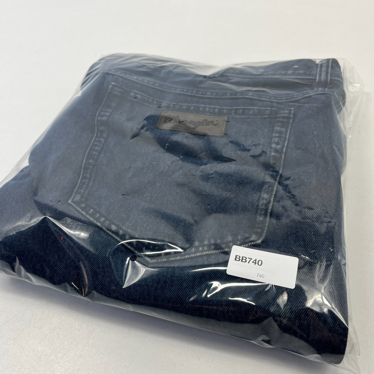 Wrangler Texas Denim Jeans Mid Blue Trousers Straight Leg W48" L34"