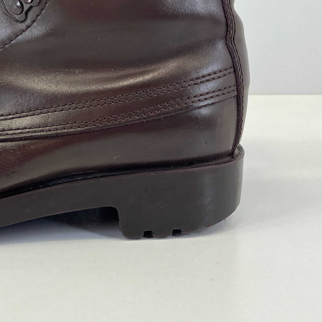 British Army Brown Assault Boots Combat High Leg Leather size 7 L