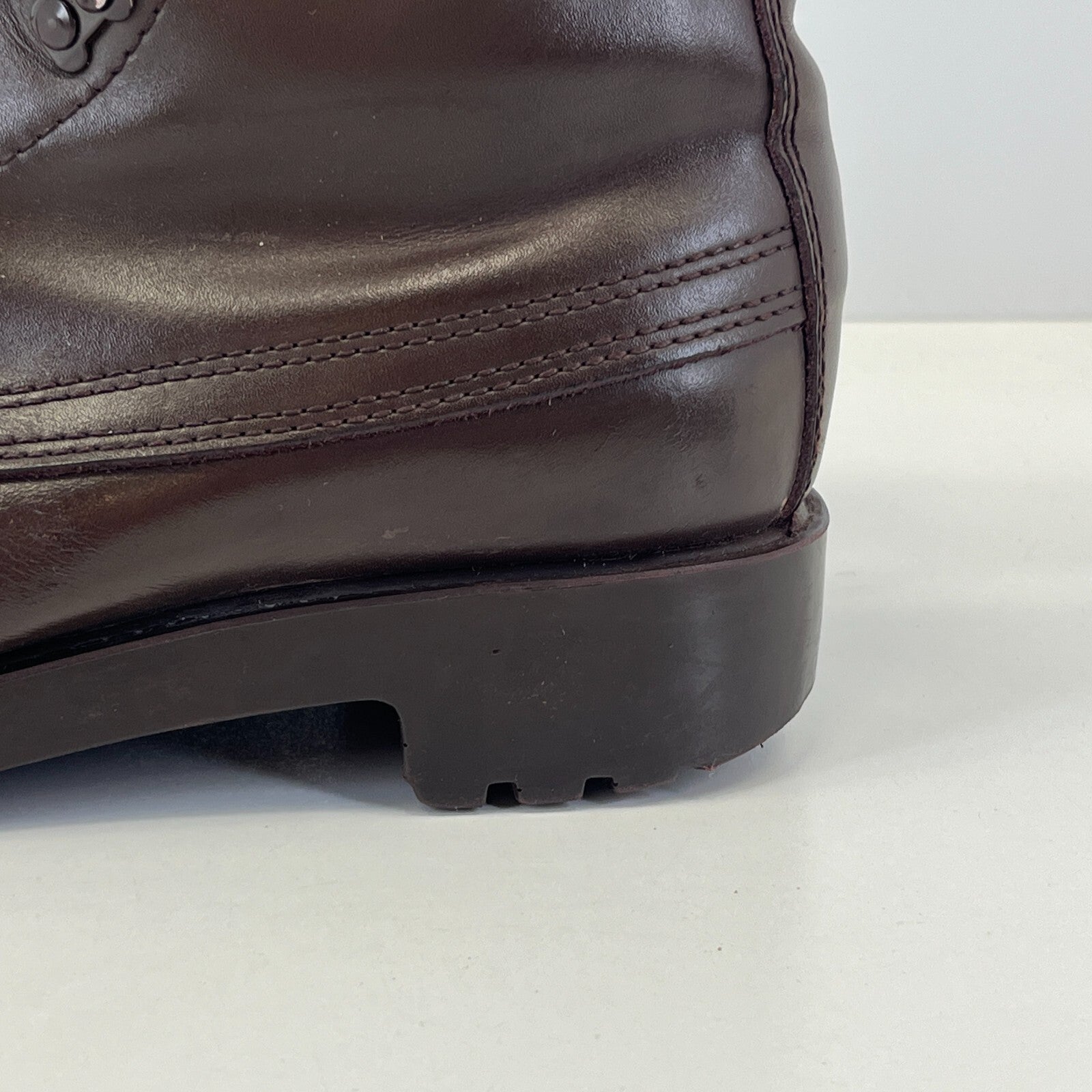 British Army Brown Assault Boots Combat High Leg Leather size 7 L