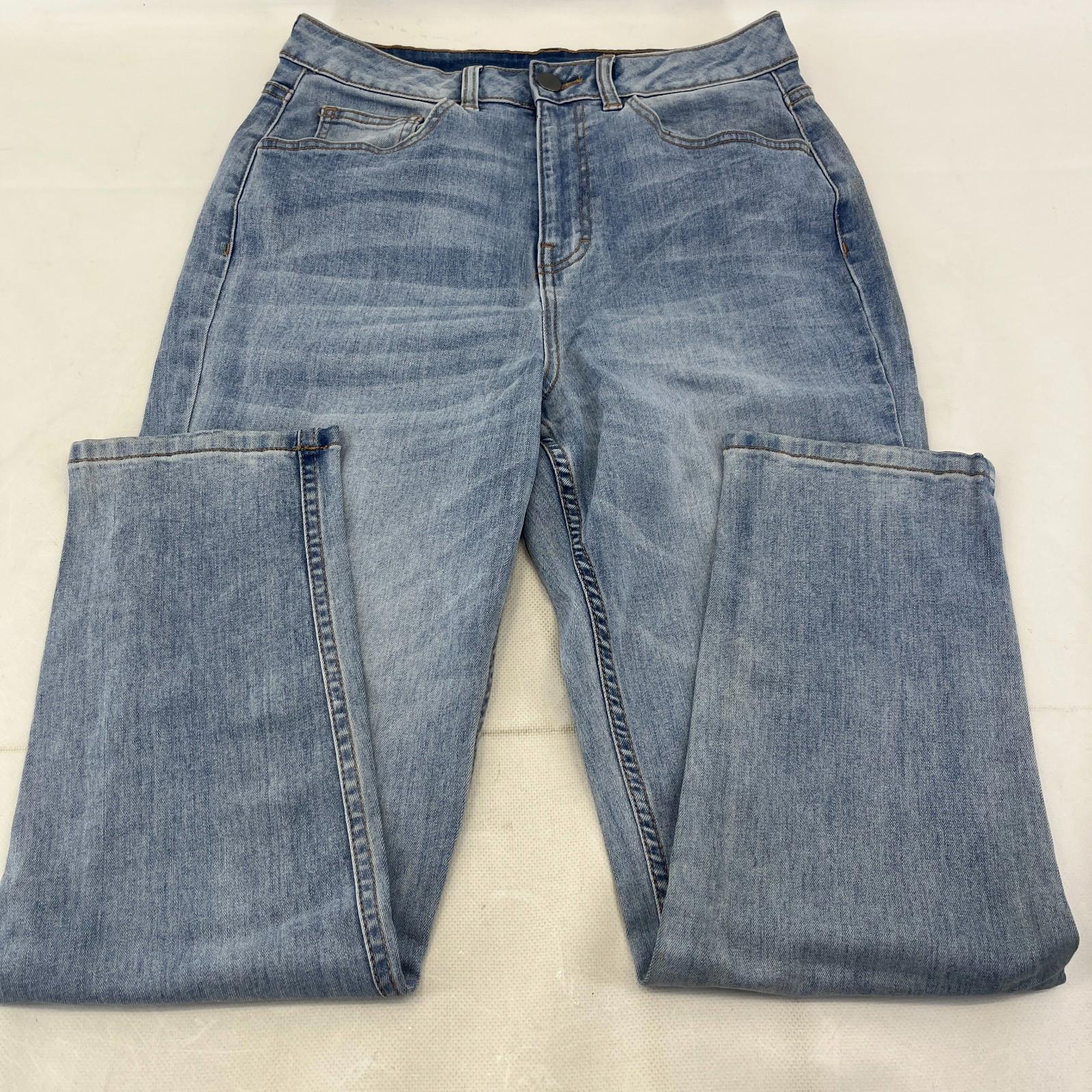 George Mid Blue Denim Jeans UK size 12 Taper Body Sculpt Stretch - NWOT