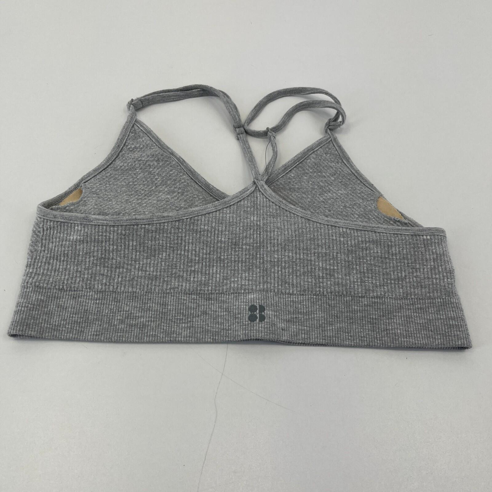 Sweaty Betty Soft Ribbed Bra size L/14 in Grey