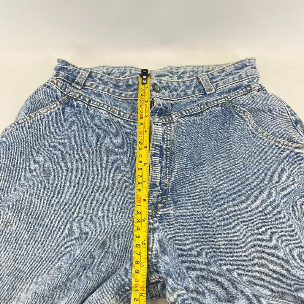 Lee Women's Mom Jeans Loose Fit Tapered Leg Blue Stonewash W30" L30"