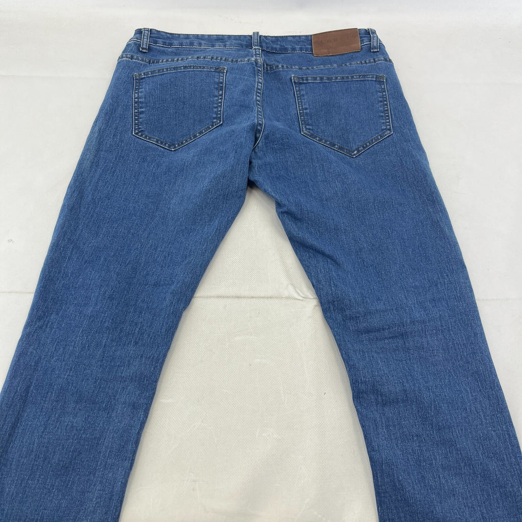 Blakely Women's Tapered Denim Jeans in Blue W34" - L31"