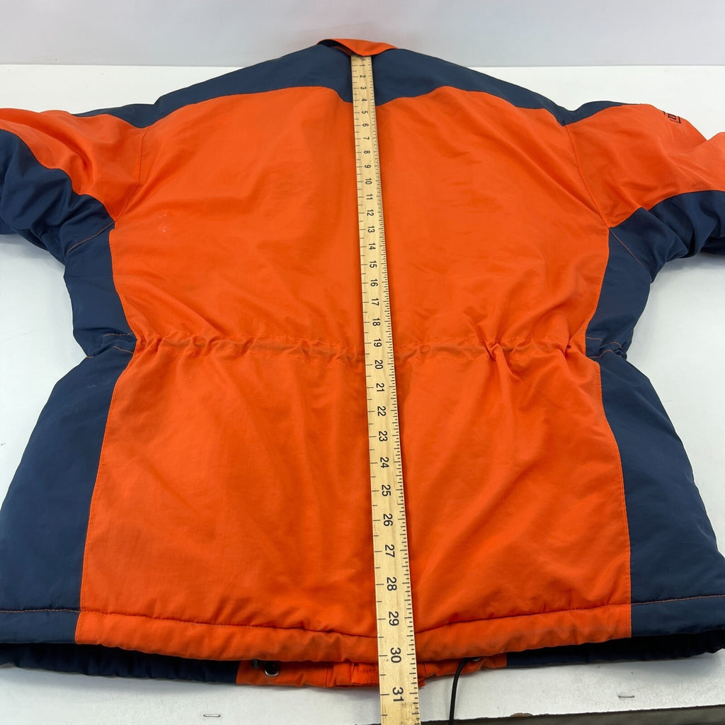 Vintage No Where Recco Ski Coat Jacket Orange/Blue Women's US 15/16 UK 18/20