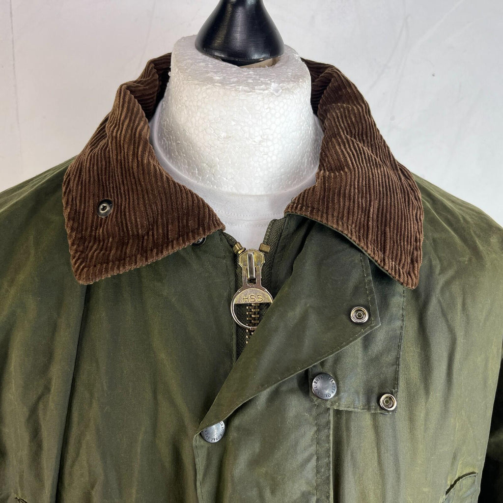 Royal Spencer Mens Wax Hunting/Farming Jacket in Green size Large