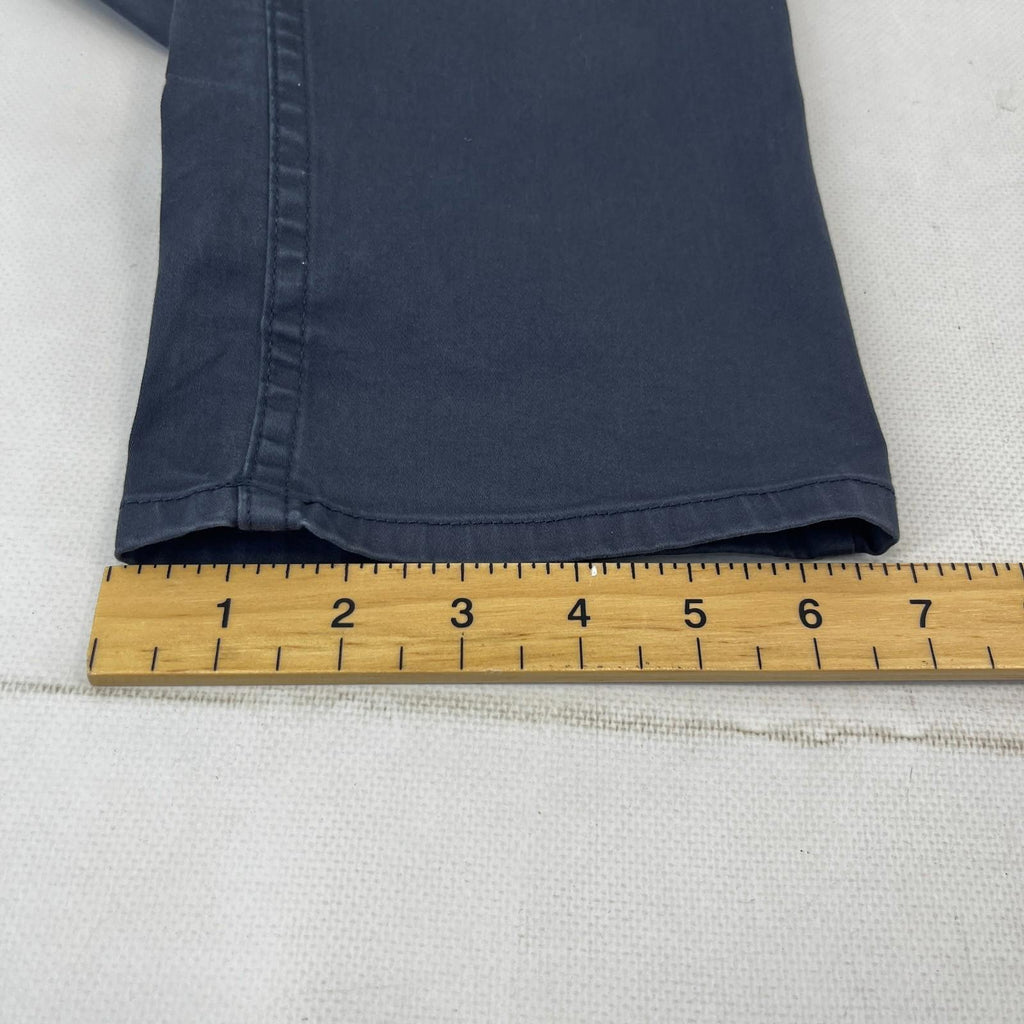 Timberland Men Blue Slim Tapered Chino Trousers Pants Zip Fly Cotton W32" L32"