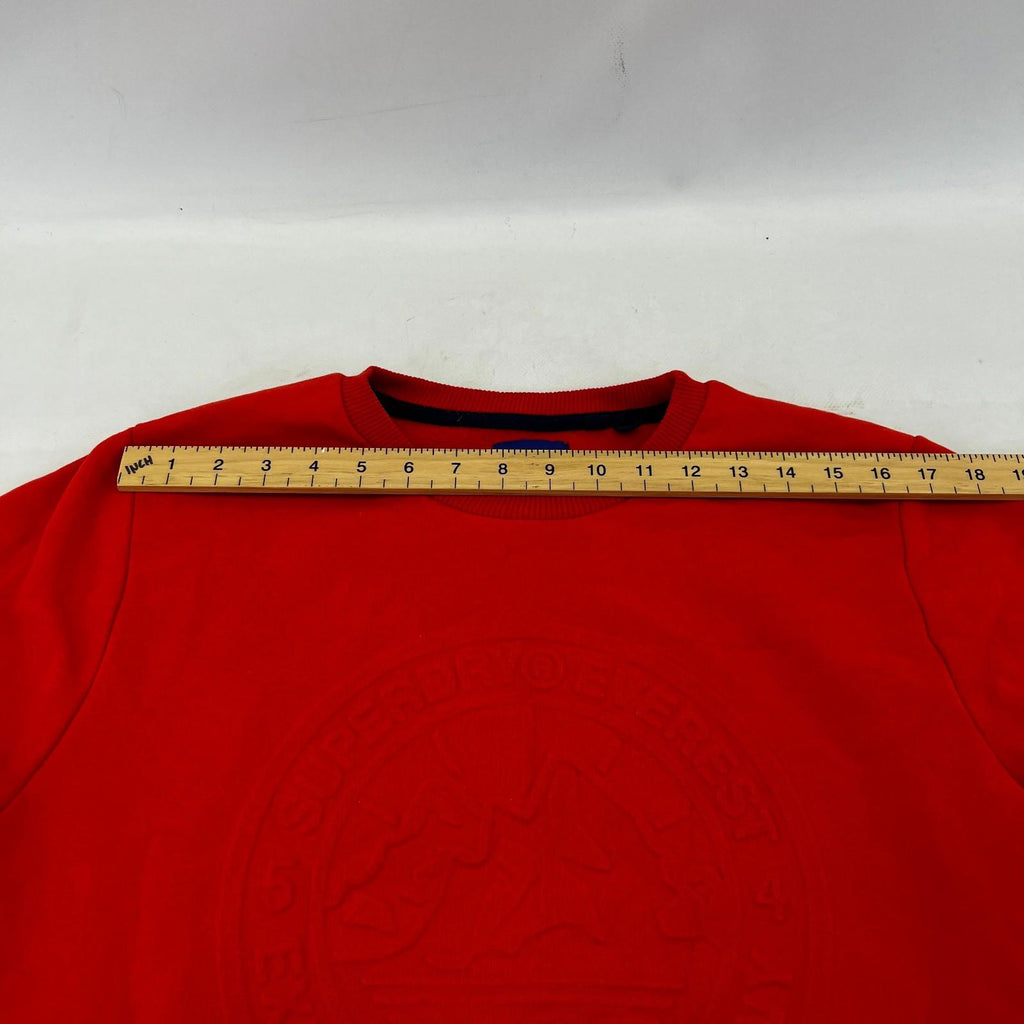 Superdry Everest Explorer Sweatshirt in Orange Men's size Large Crew Neck